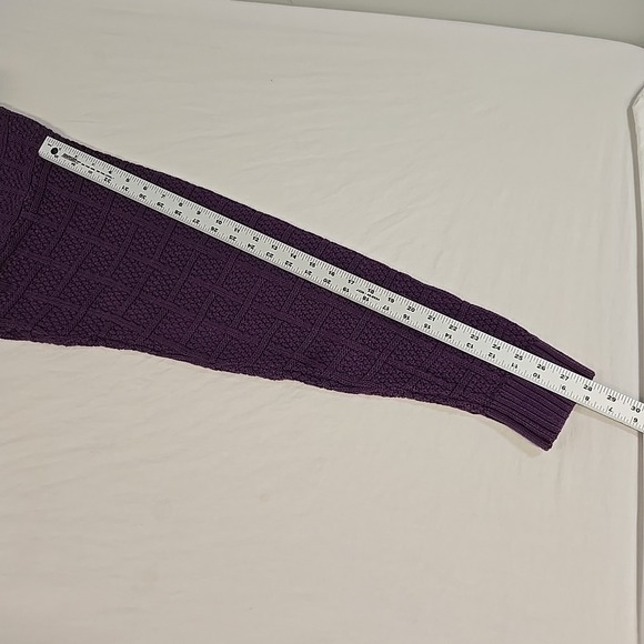 Vintage 90s Eddie Bauer Cable Knit Sweater Mens XL Tall Fisherman Crewneck - Picture 7 of 11